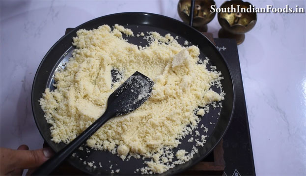 Instant Rava Burfi recipe step 6