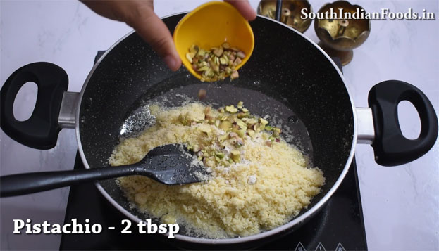 Instant Rava Burfi recipe step 13