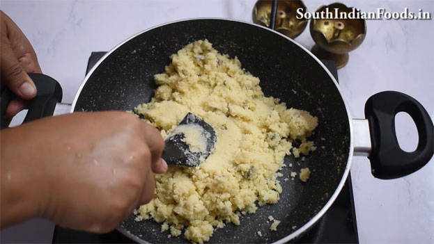 Instant Rava Burfi recipe step 15