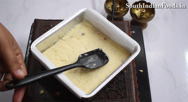 Instant Rava Burfi recipe step 18