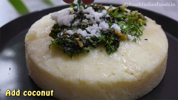 Instant rava dhokla recipe step 18
