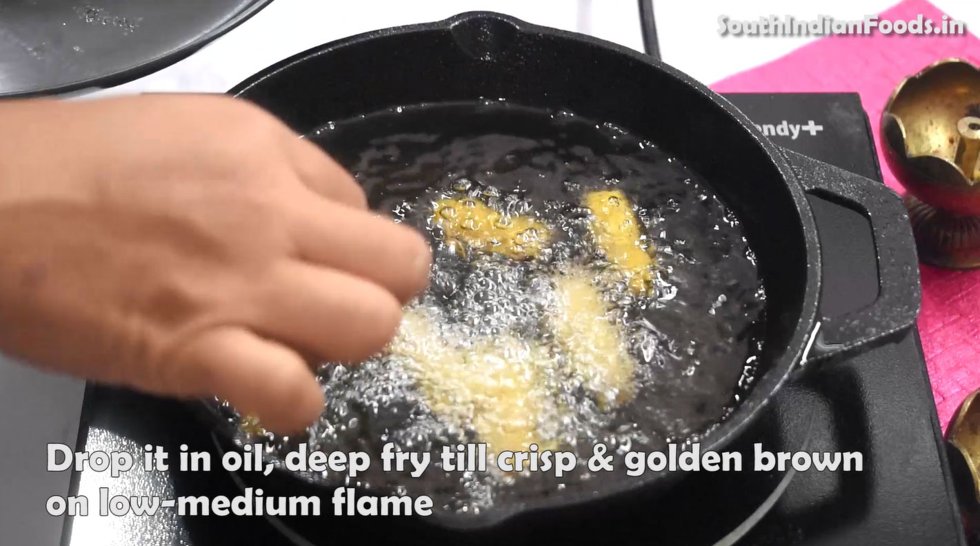 Spicy Rava gavvalu recipe step 15