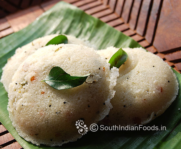 Rava idli[ready to serve]
