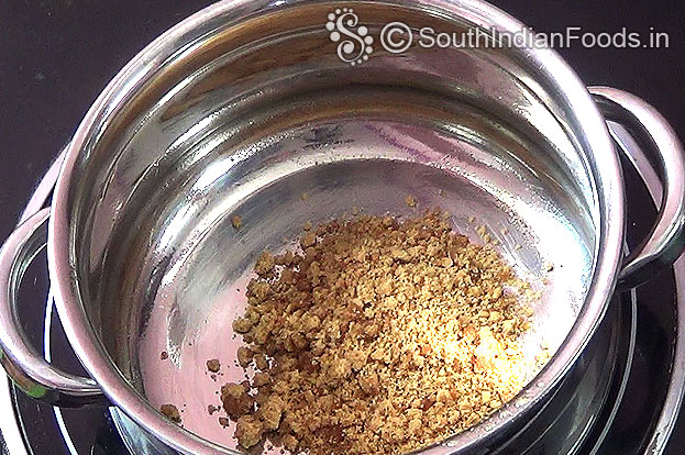 Add jaggery in a pan