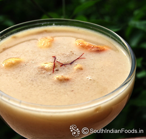 Semolina jaggery kheer