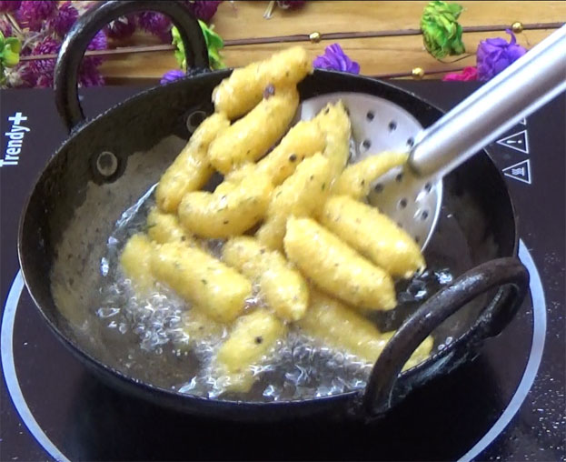 Flip over , fry both sides