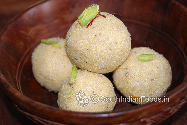 Sooji rava laddu