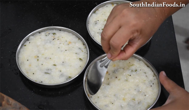 Thatte idli recipe step 26