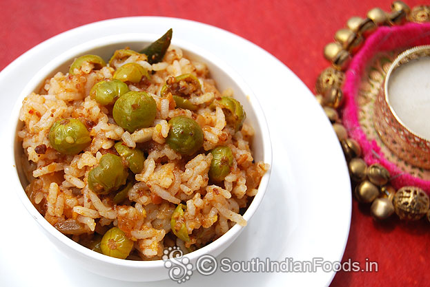 Leftover sundakkai kara kulambu rice