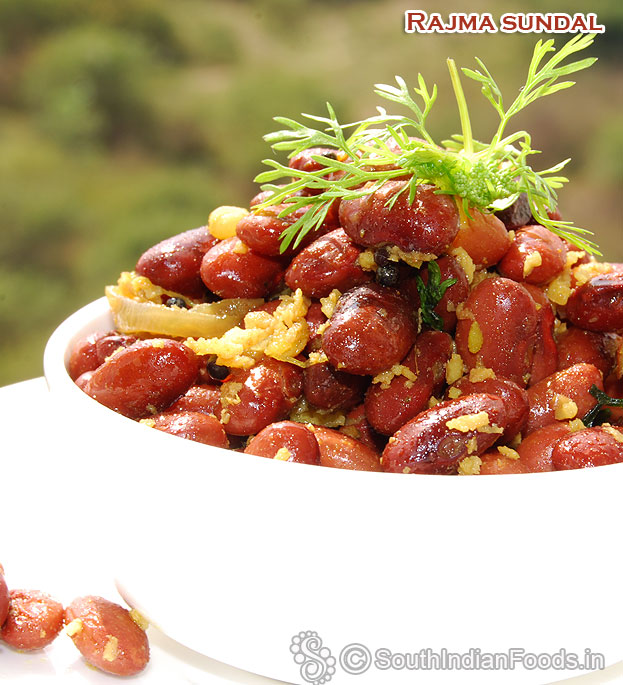 Red kidney beans stir fry