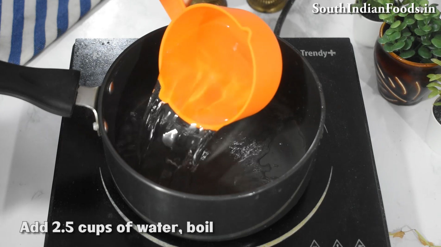 Red rice idiyappam & salna step 
