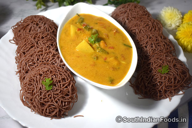 Instant ragi idiyappam & multi grain salna