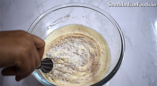 Red velvet swiss roll cake step 13