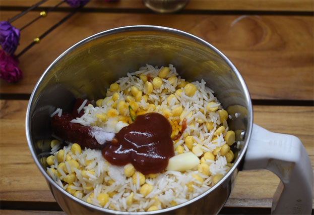 Rice and dal kurkure step 5