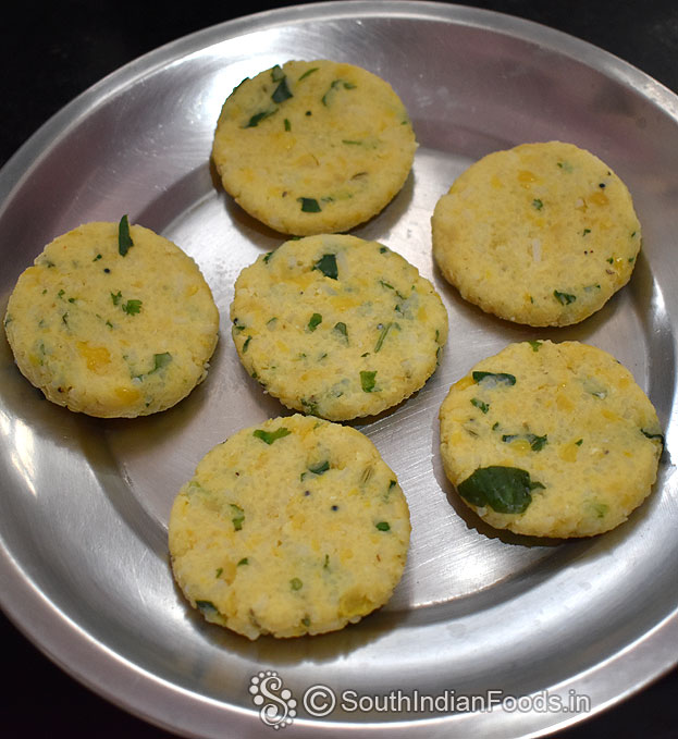 Raw rice vada ready