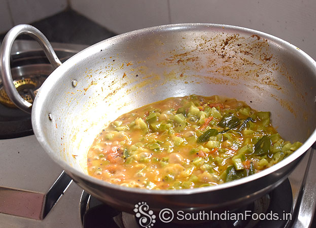 Now its ready, cut off heat