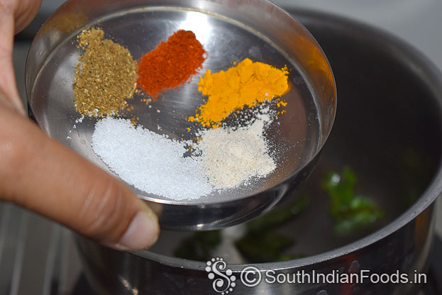 Add masala powder