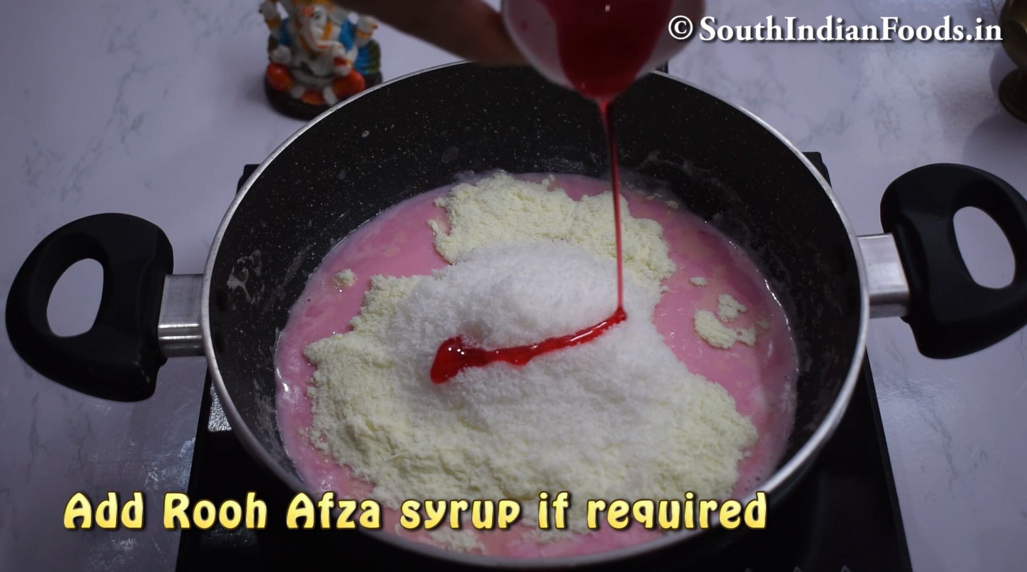 Rose coconut modak