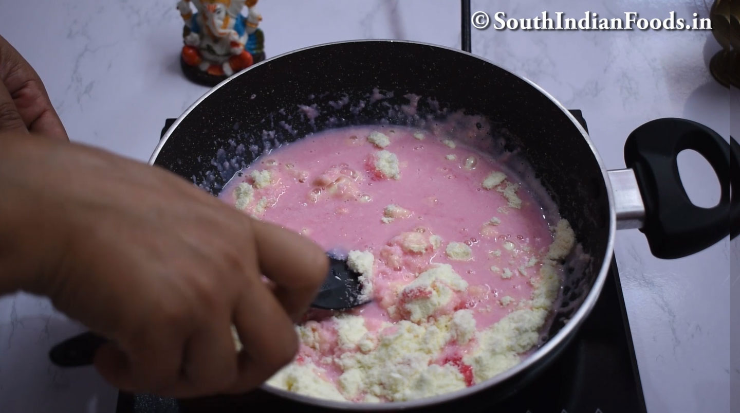 Rose coconut modak