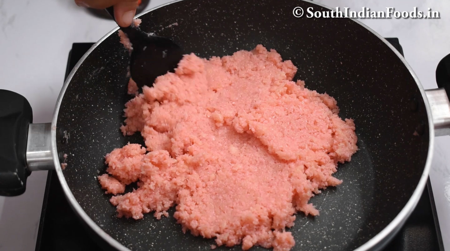 Rose coconut modak