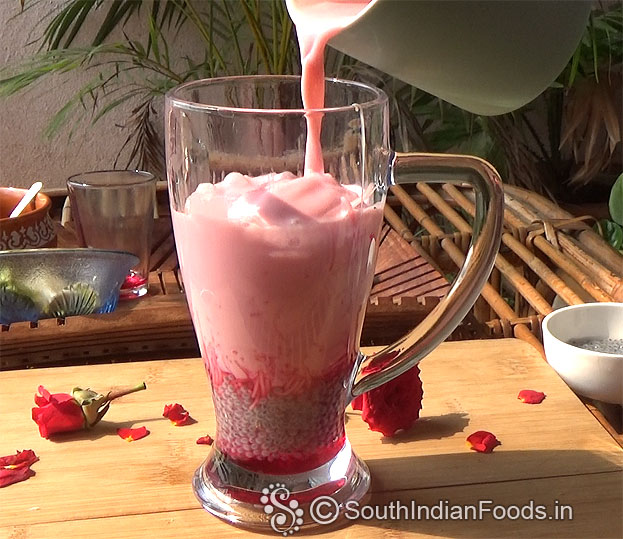 Add rose milk