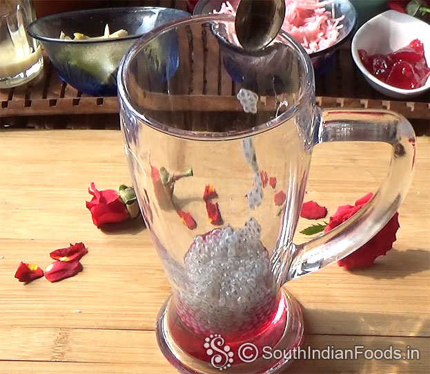 Add sabja seeds