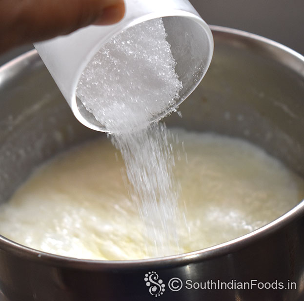 Add sugar