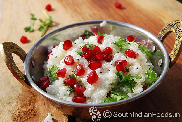 Sabudanana curd bath