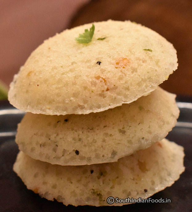 Sago rava idli