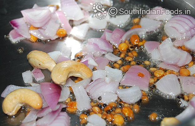 Add onion saute till soft