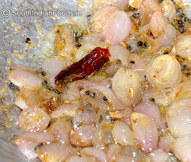 Add dry red chilli
