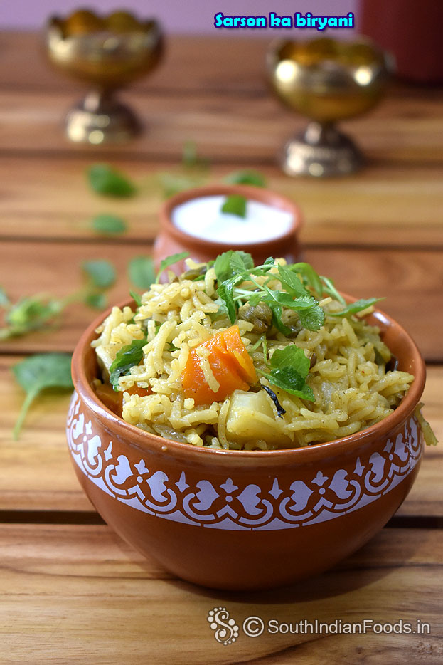 Sarson ka biryani