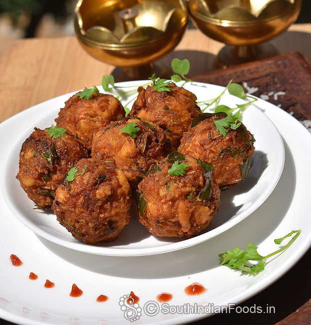 Crisp vermicelli balls