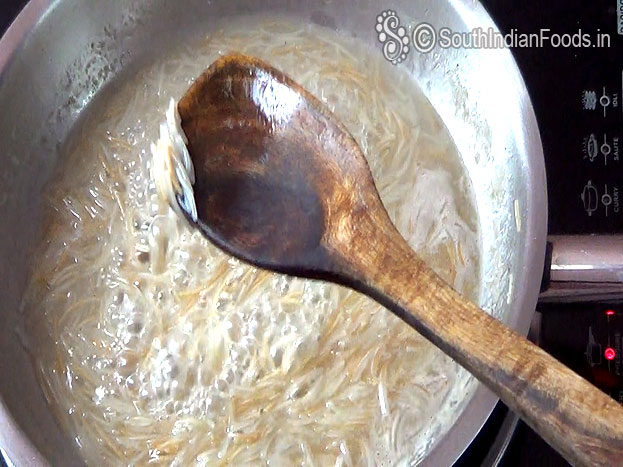 Perfectly cooked vermicelli