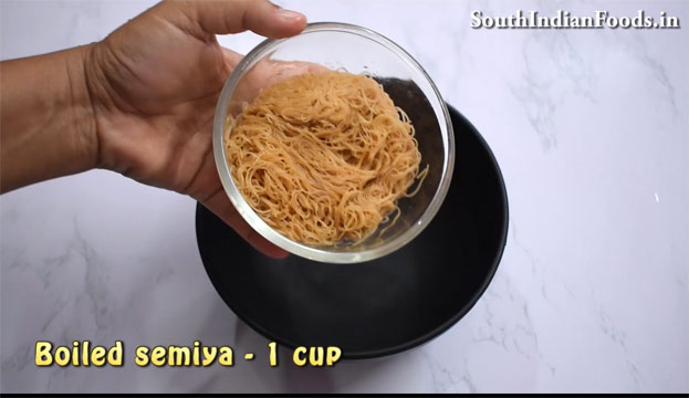 Semiya tikki step 1