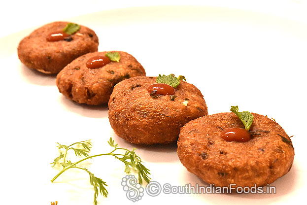 Crispy semiya tikki