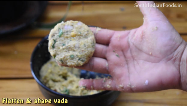 Crispy senai kizhangu masala vadai step 15