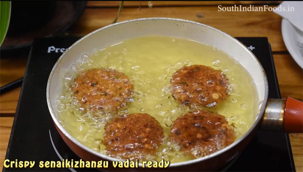 Crispy senai kizhangu masala vadai step 18