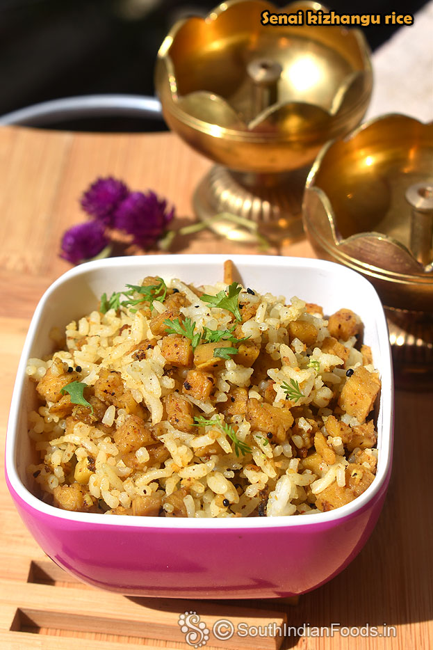 Left over senai kizhangu poriya sadam