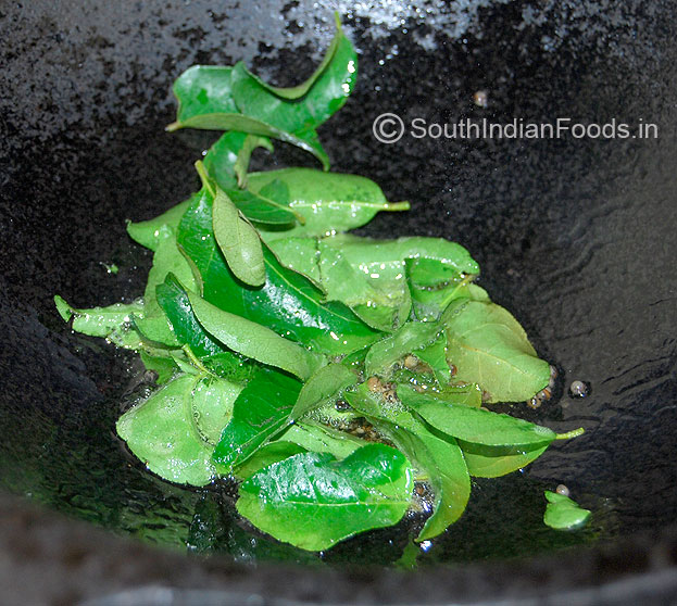 Add Curry leaves