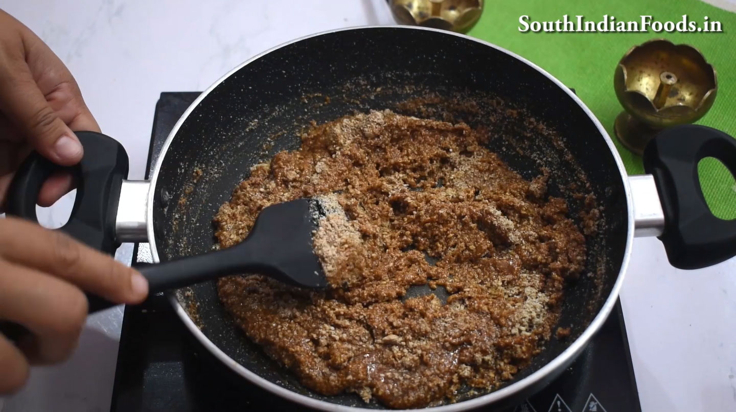 Sesame jaggery burfi in 10 min