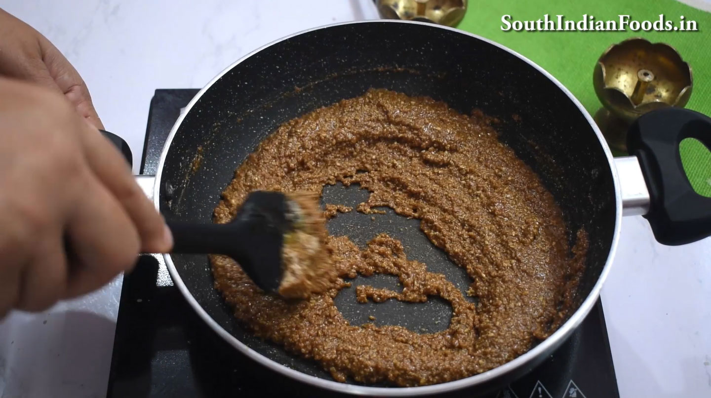 Sesame jaggery burfi in 10 min
