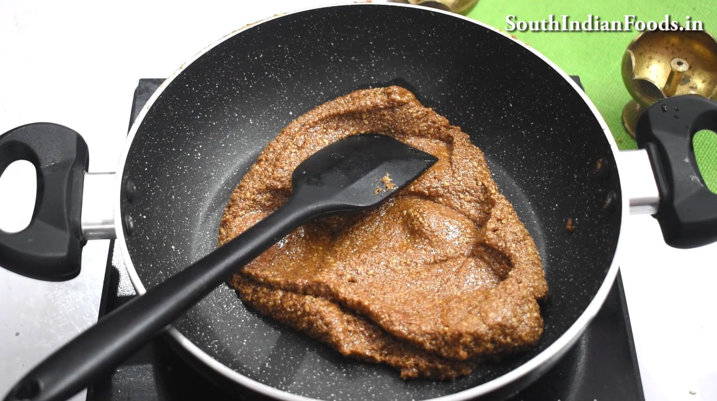 Sesame jaggery burfi in 10 min