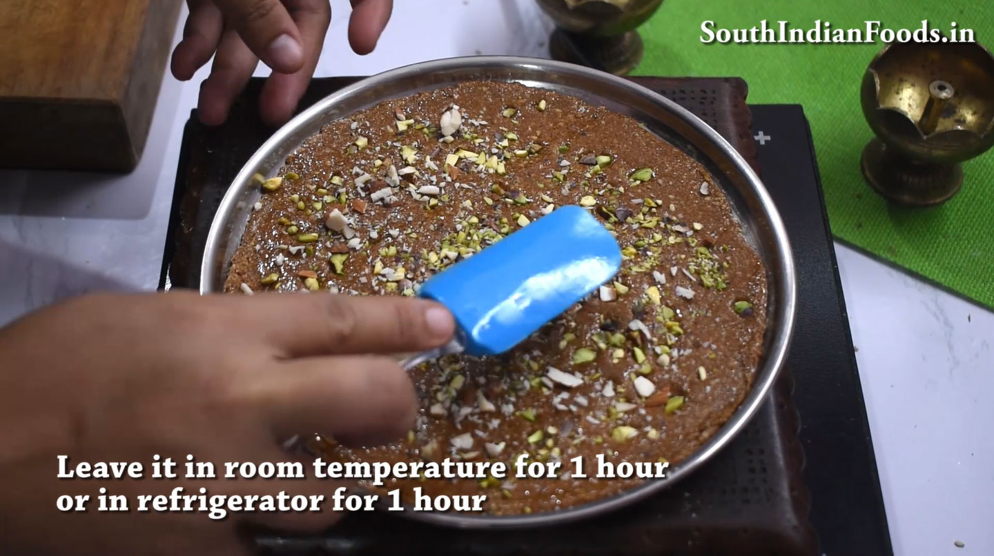Sesame jaggery burfi in 10 min