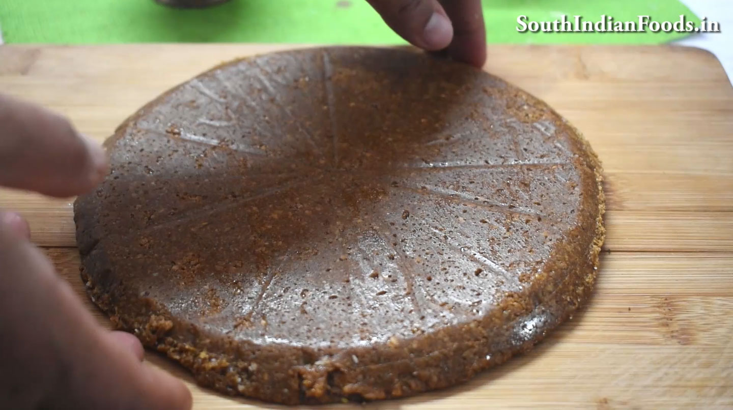 Sesame jaggery burfi in 10 min