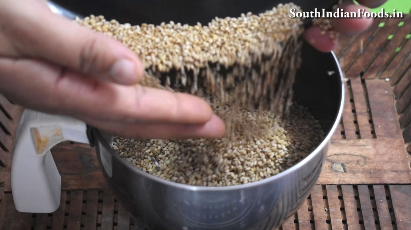 Sesame jaggery burfi in 10 min