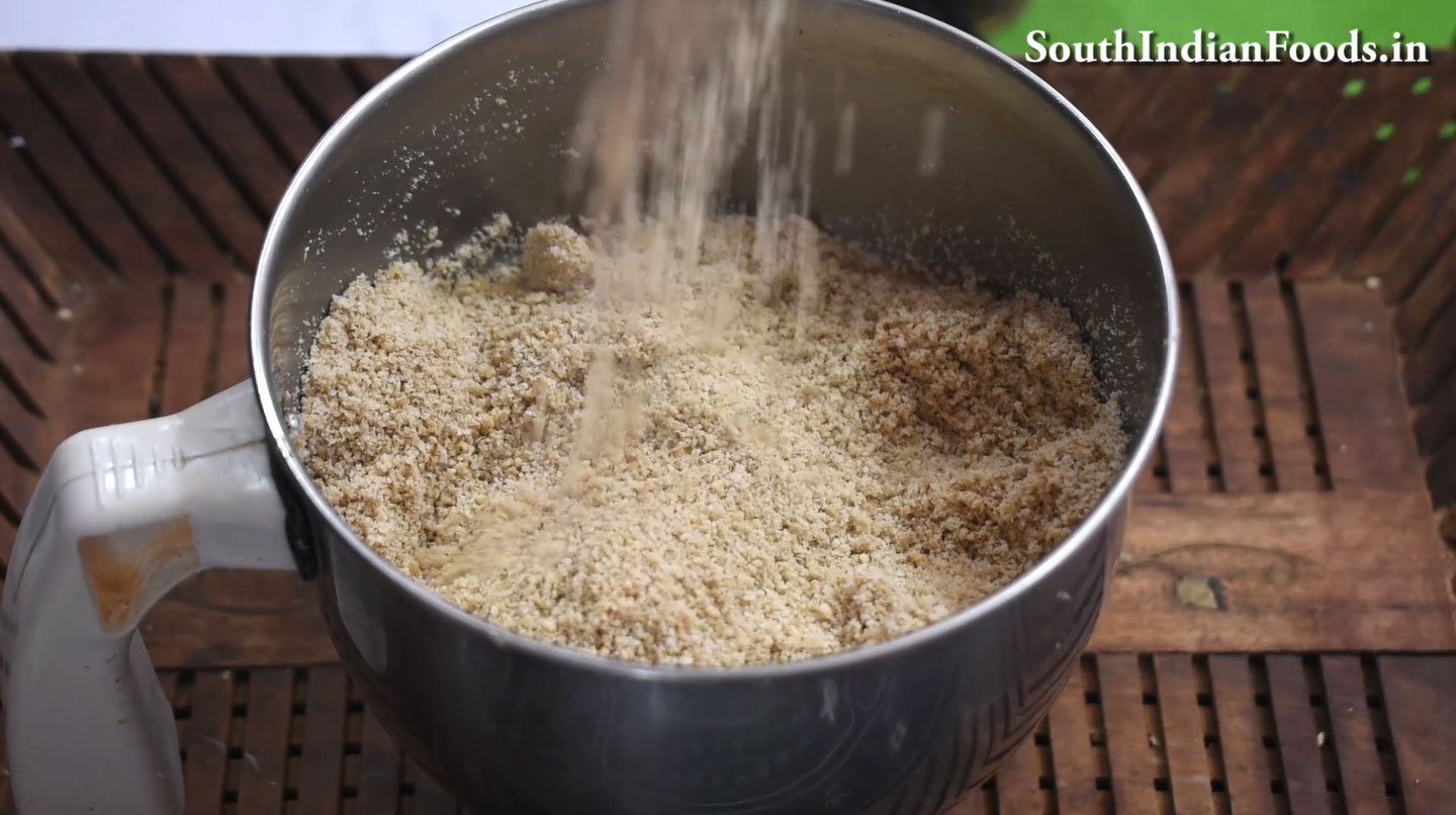 Sesame jaggery burfi in 10 min