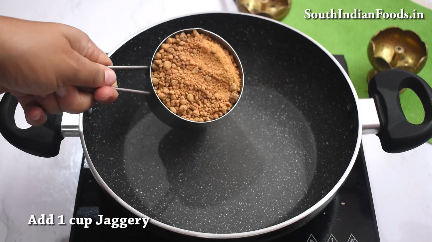 Sesame jaggery burfi in 10 min