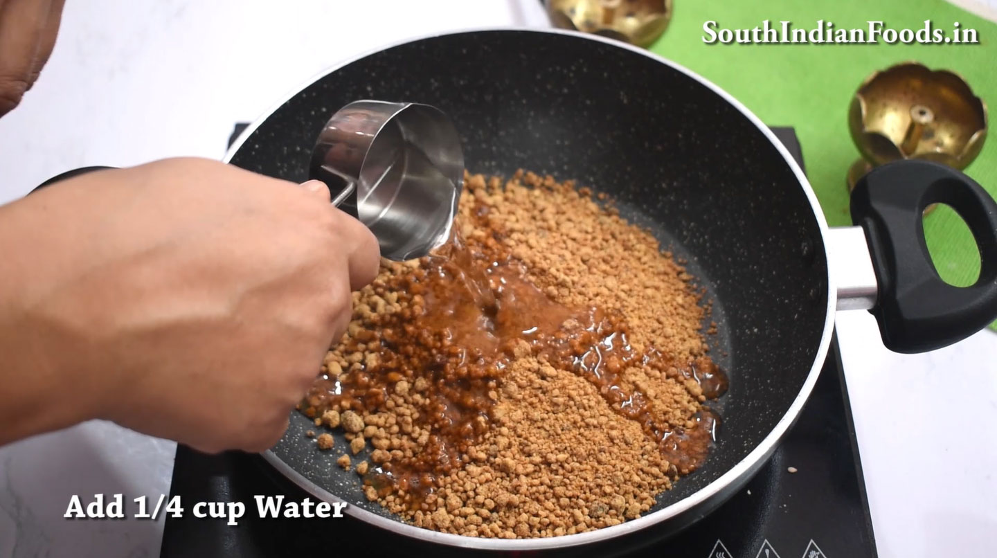 Sesame jaggery burfi in 10 min