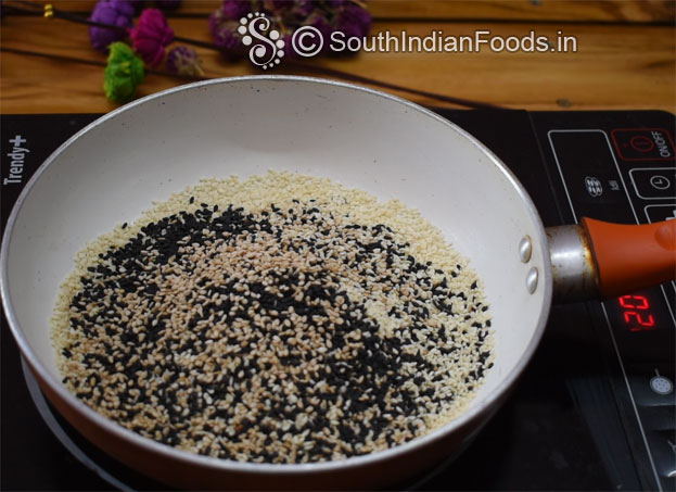 Sesame laddu ingredients